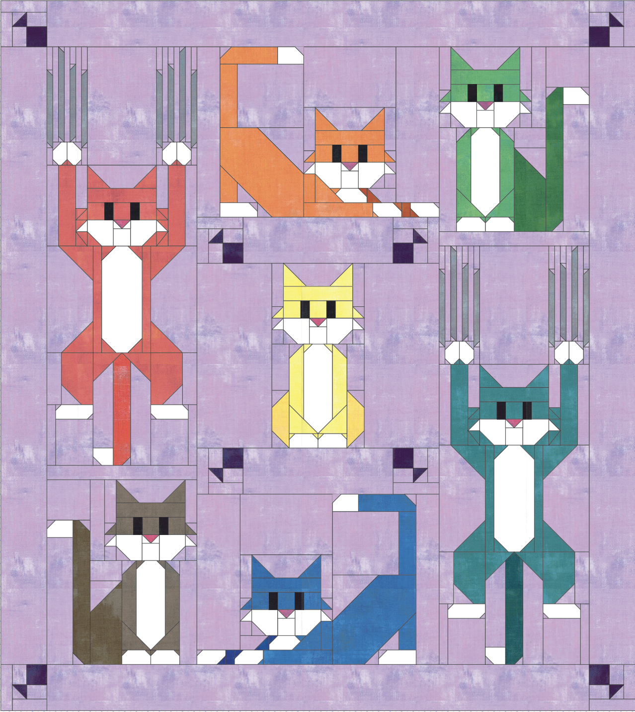 Cat Scratch Quilt